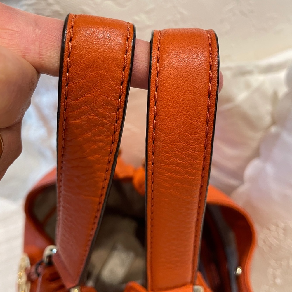 Micheal Kors orange leather layton hobo. - Picture 10 of 10